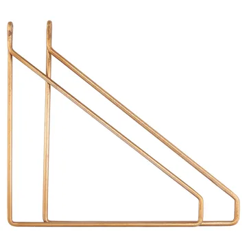 Apart hyllykonsolit 2-pakkaus - Messinki - House Doctor