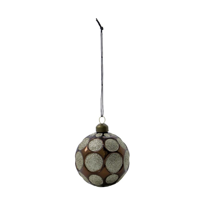 Auro joulupallo Ø8 cm 4 kpl, Ruskea House Doctor