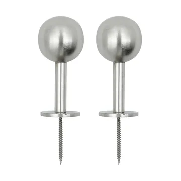 Ball koukku 2 kpl - Hopea viimeistely, Ø8x4 cm - House Doctor