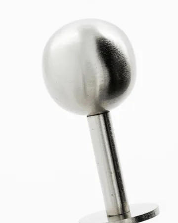 Ball koukku 2 kpl - Hopea viimeistely, Ø8x4 cm - House Doctor