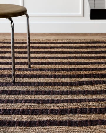 Block-matto ruskea-natural - 160 x 230 cm - House Doctor
