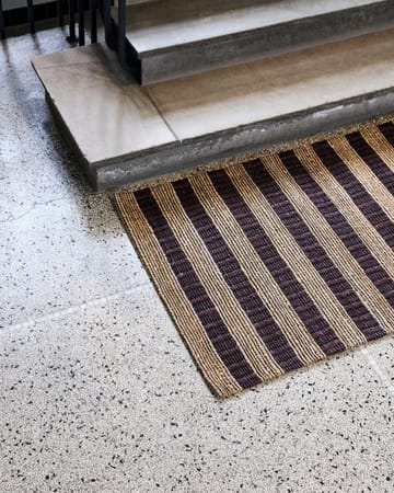 Block-matto ruskea-natural - 85x130 cm - House Doctor