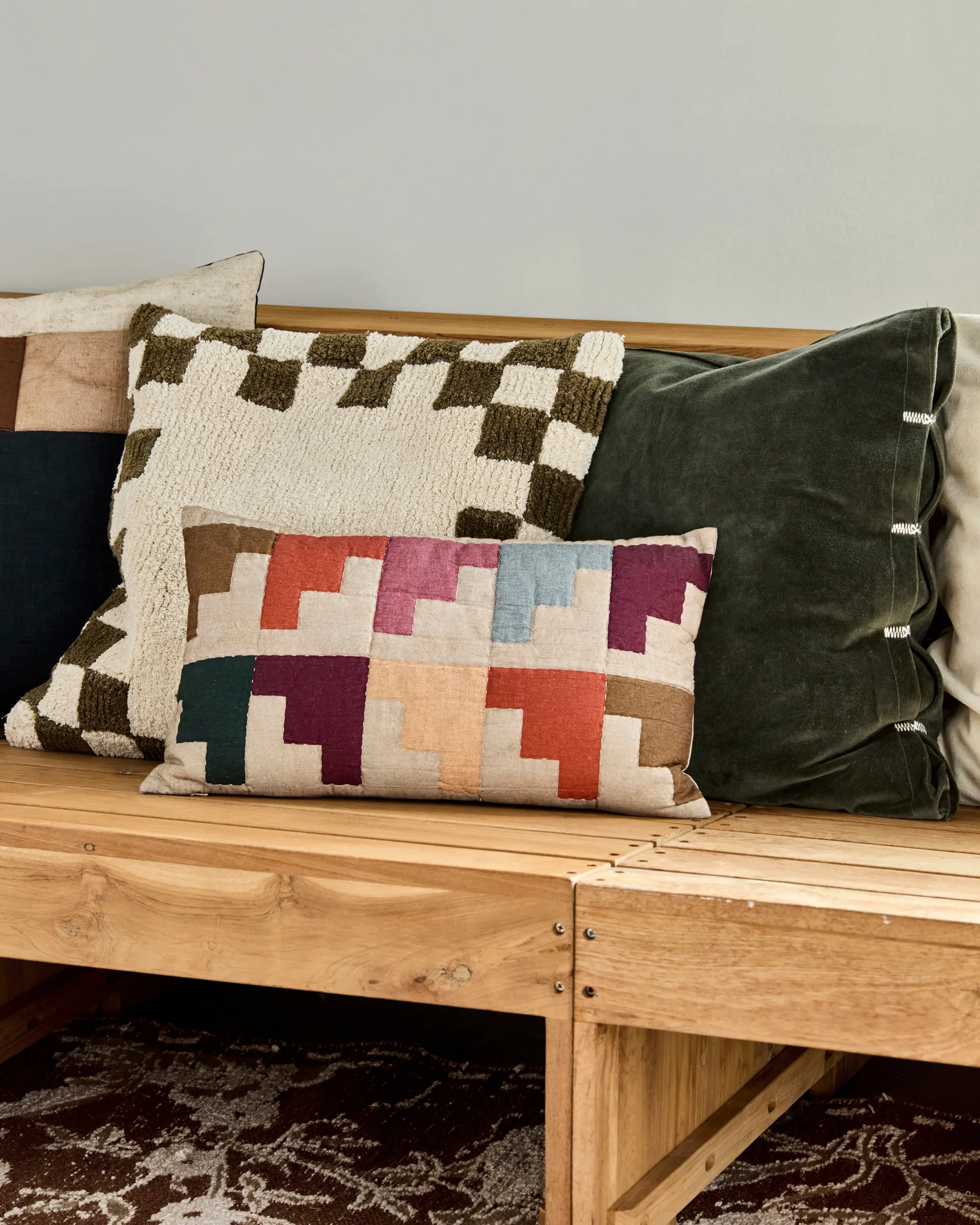 Block-tyynynpäällinen 30x50 cm, Monivärinen House Doctor