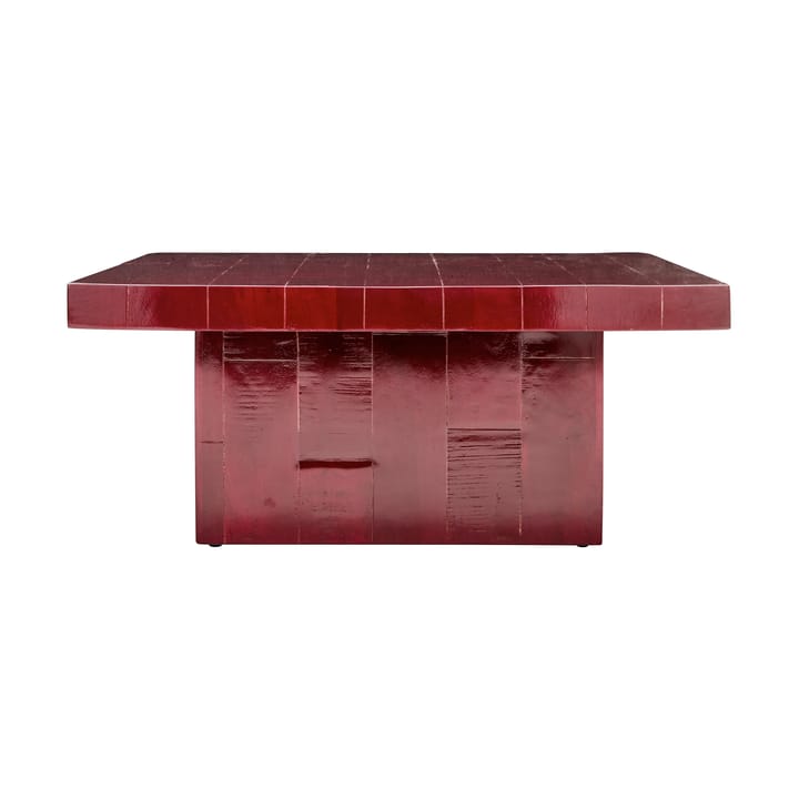Brick-sohvapöytä 100x100x44 cm - Punainen - House Doctor