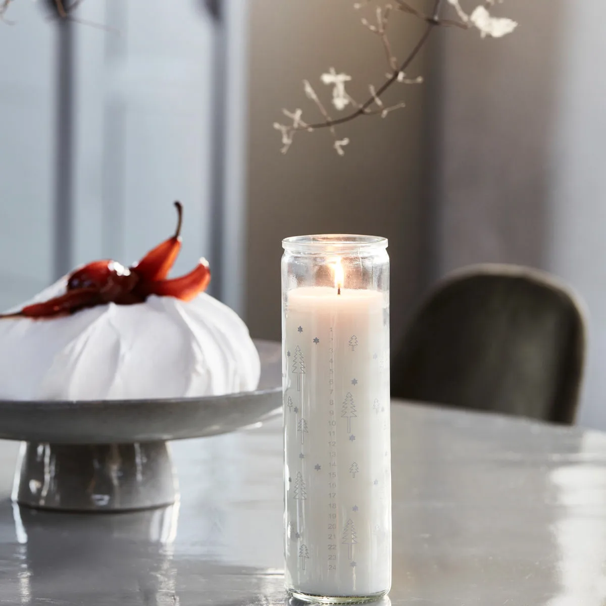 Calendar kynttilä lasissa, Hopea House Doctor