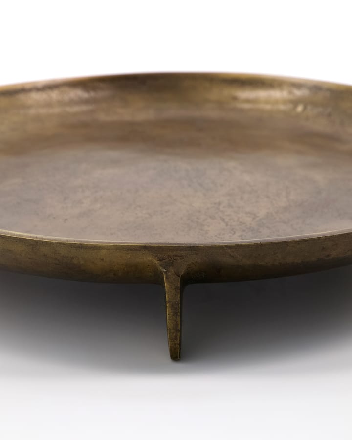 Cast tarjotin Ø38 cm, Antiikki messinki House Doctor