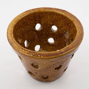 Chau kynttilälyhty 11 cm - Tummanruskea - House Doctor