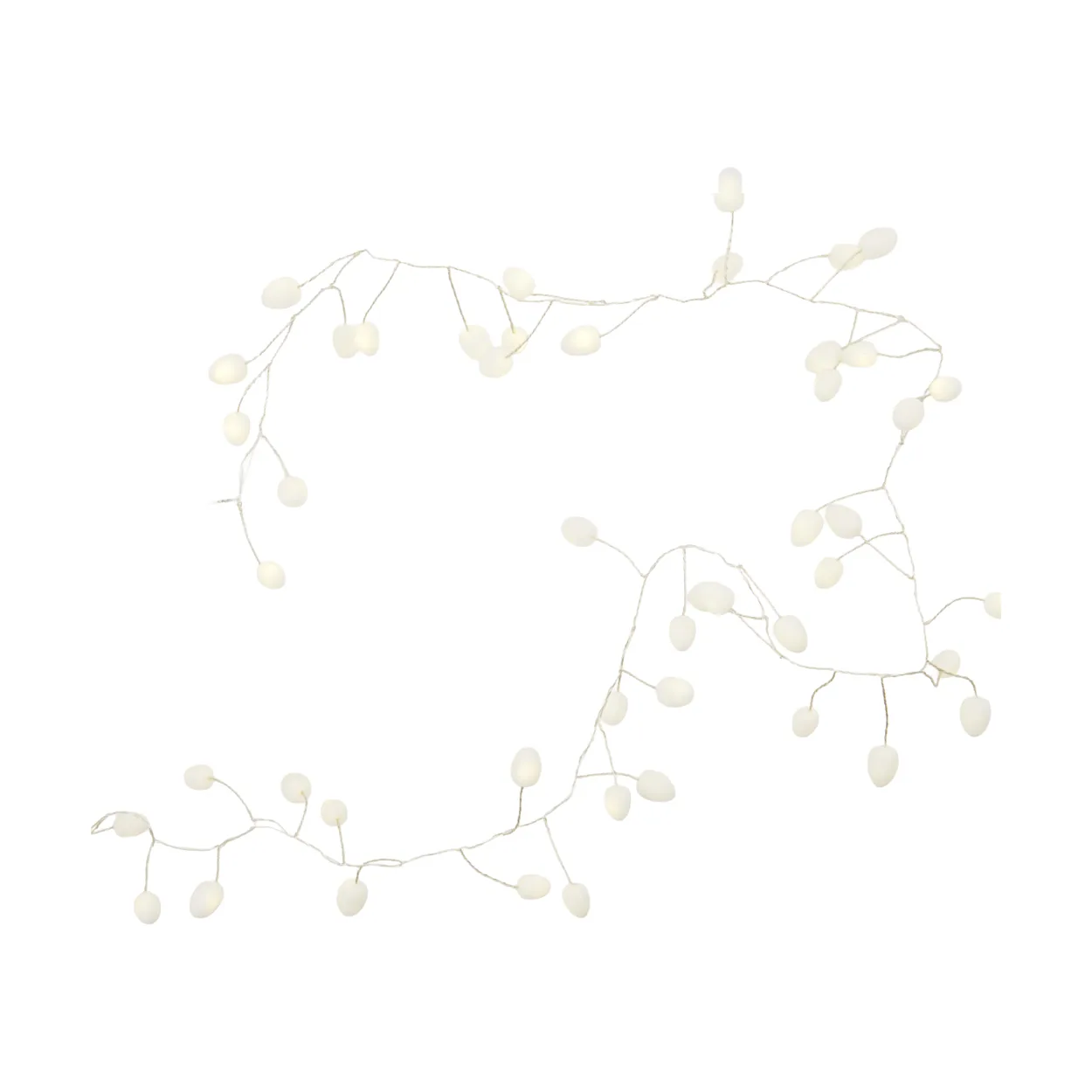 House Doctor Cher valosarja 250 cm Valkoinen-hopea