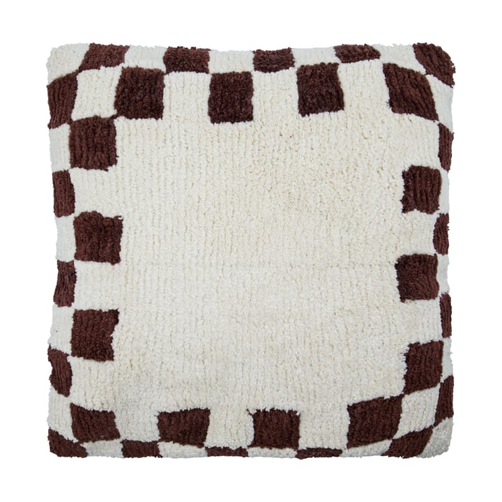 Chess tyynynpäällinen - Ruskea off-white, 50x50 cm - House Doctor