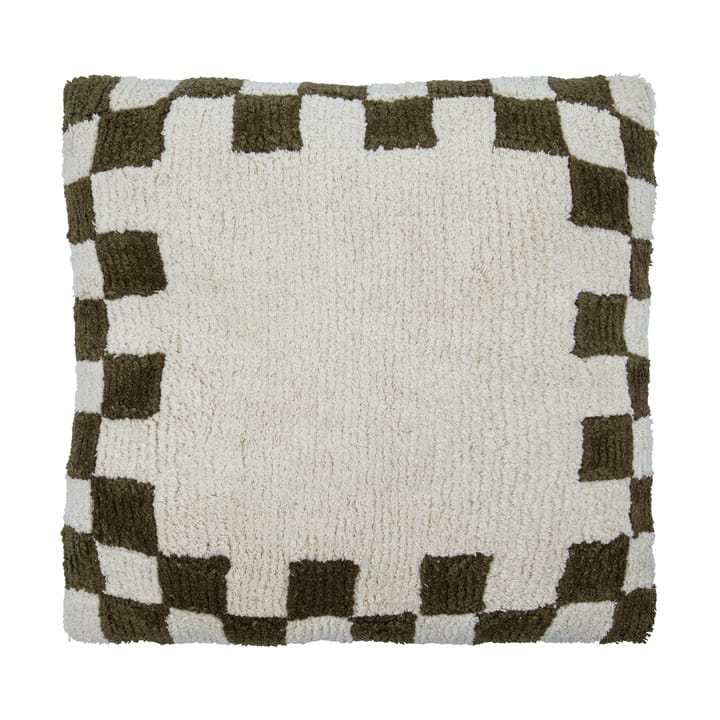 Chess tyynynpäällinen - Vihreä-off-White, 50x50 cm - House Doctor