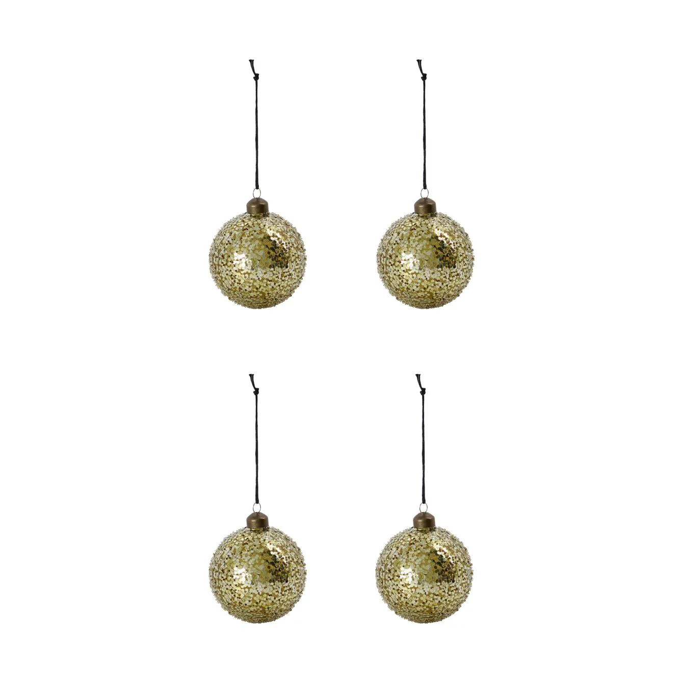 Chosen joulupallo Ø8 cm 4 kpl, Kulta House Doctor