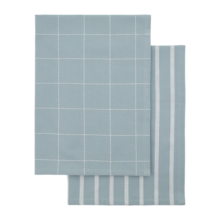 Clean keittiöpyyhe 2-pakkaus - Vaaleansininen - House Doctor