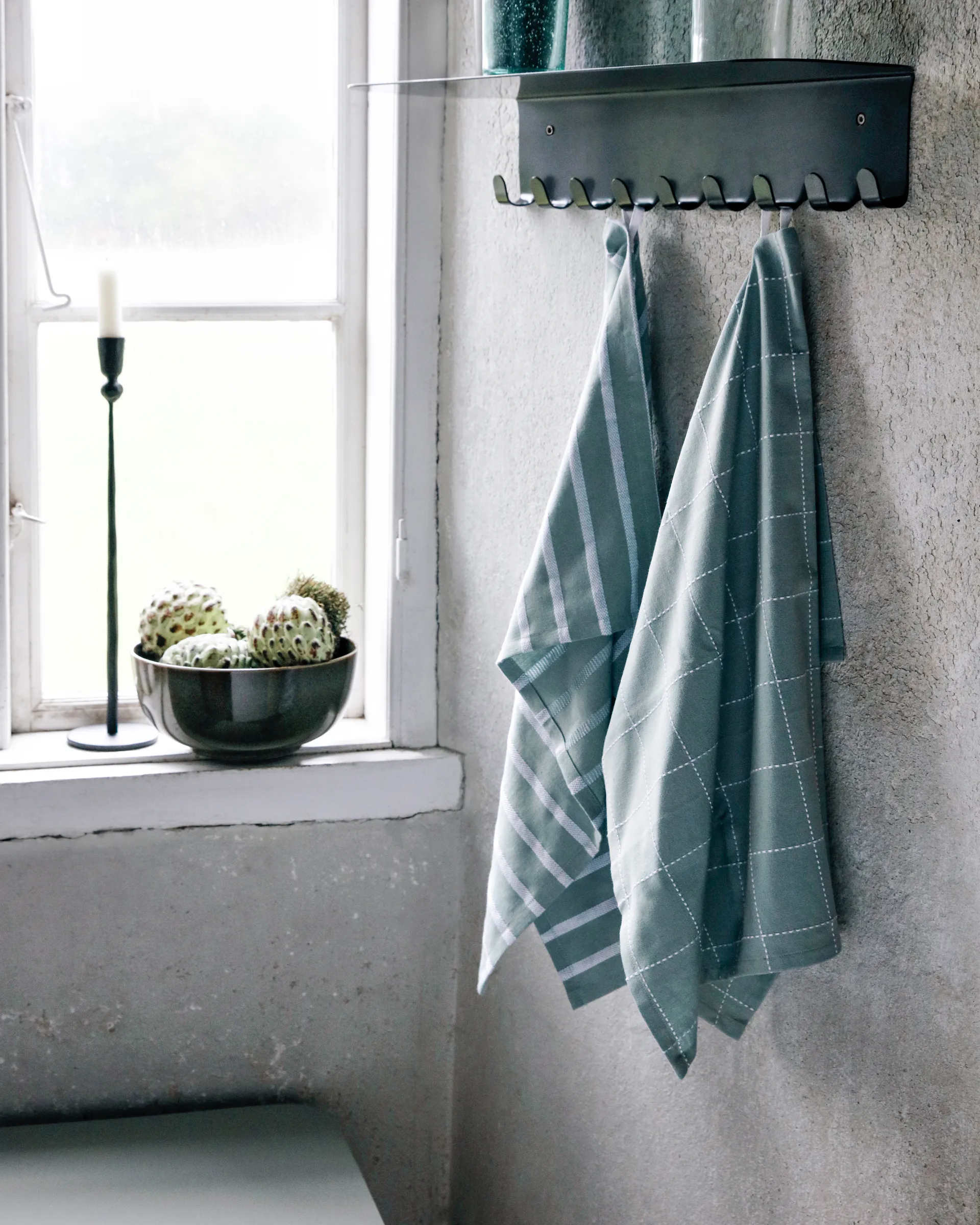 Clean keittiöpyyhe 2-pakkaus, Vaaleansininen House Doctor