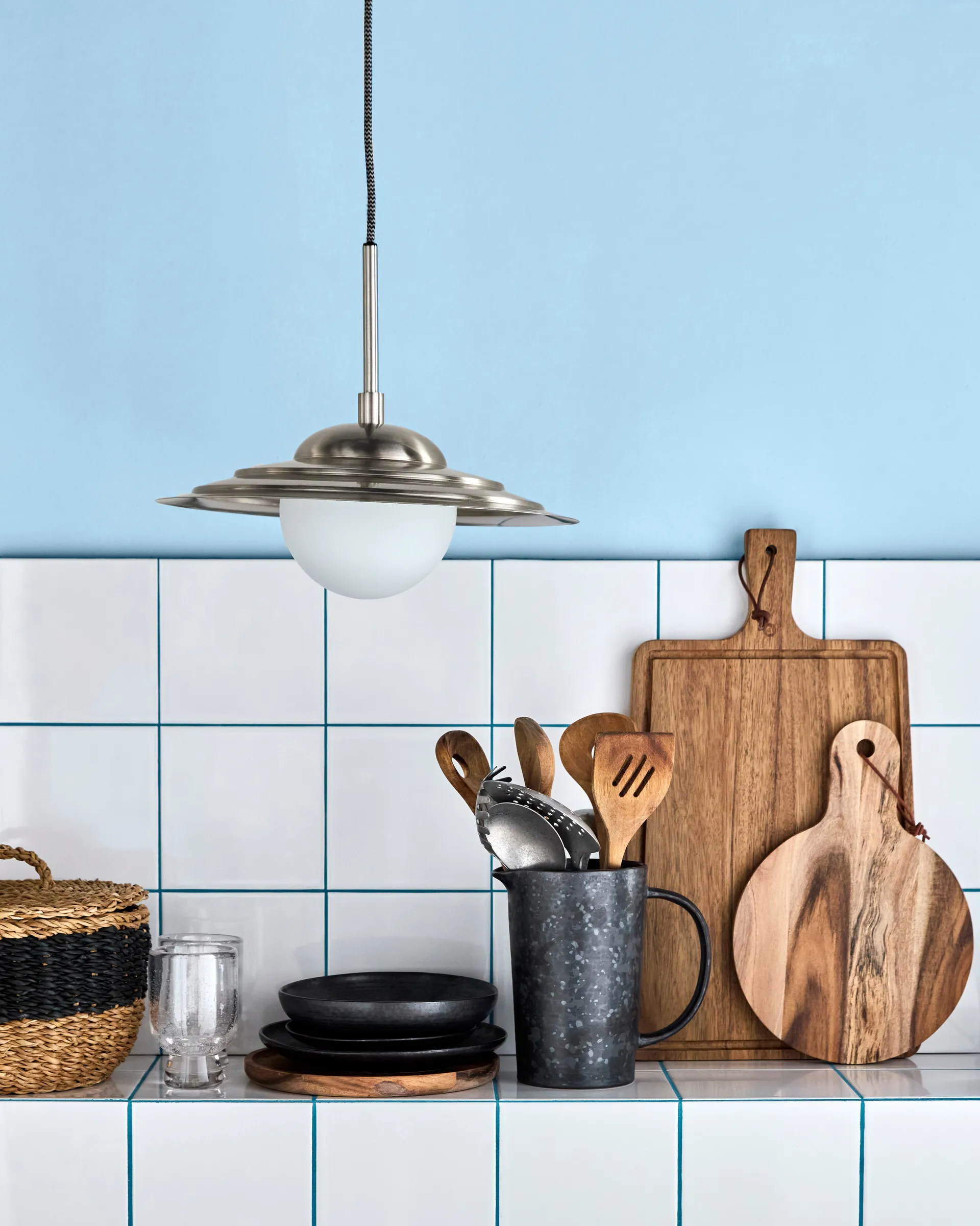 Coin lamppu, harjattu hopea House Doctor