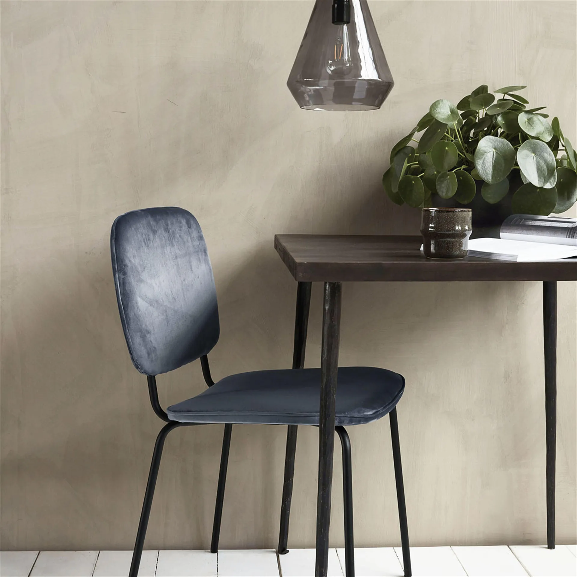 Comma tuoli 2-pack harmaa House Doctor