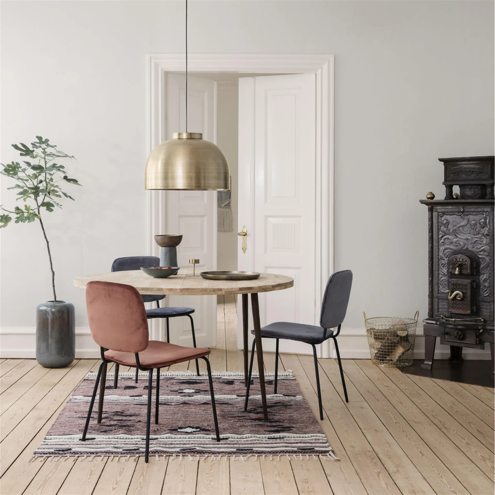 Comma tuoli 2-pack harmaa House Doctor