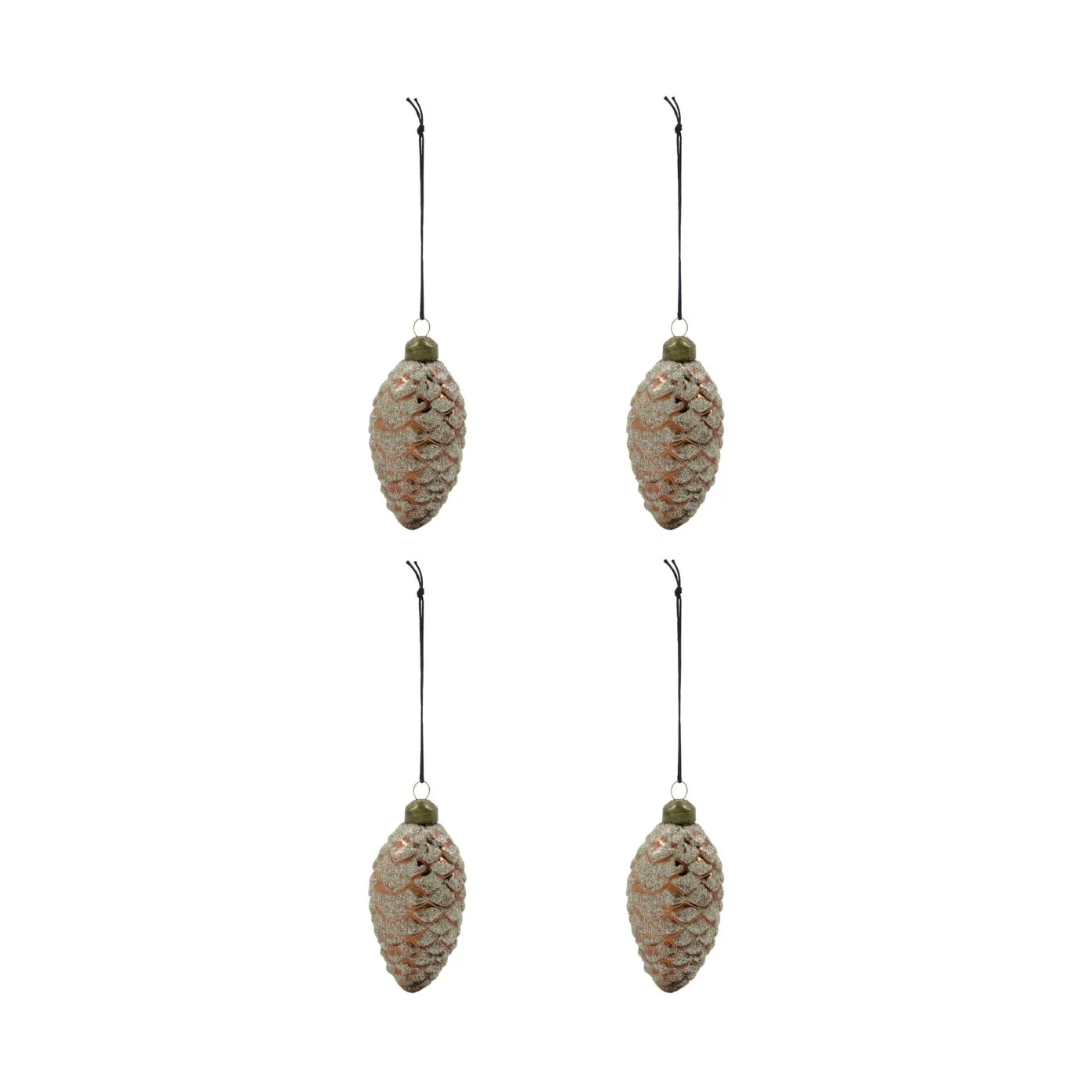 Cona joulupallo Ø5,5 cm 4 kpl, Ruskea House Doctor