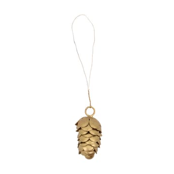 Cone joulukuusenkoriste 6,5 cm 2 osaa - Kulta - House Doctor