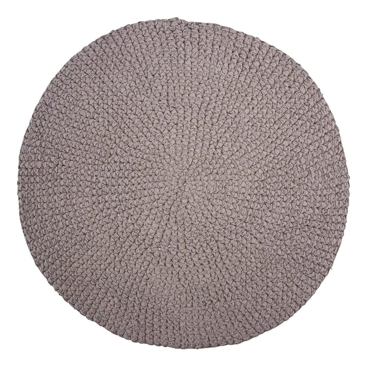 Crochet matto, Ø 80 cm - Harmaa - House Doctor