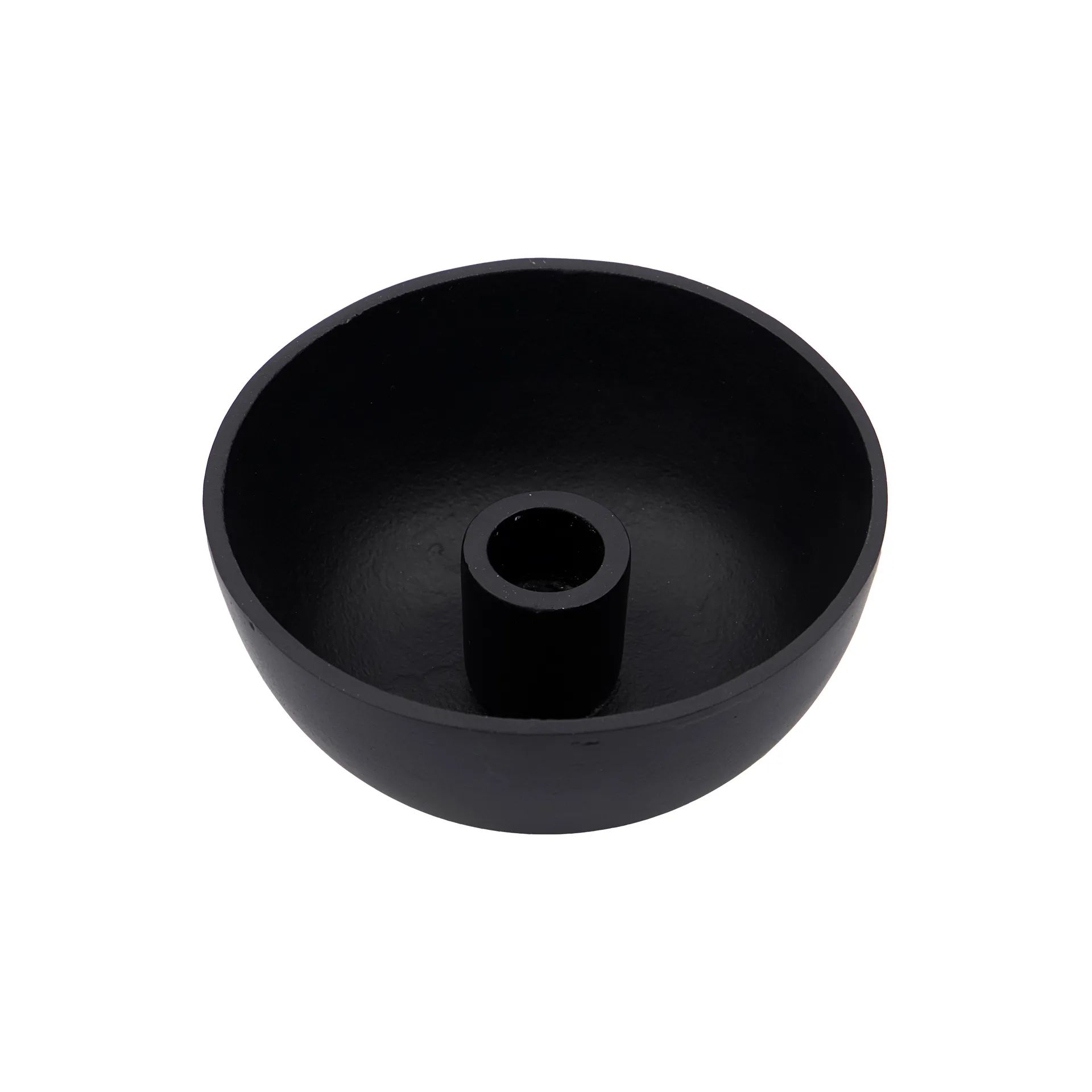 Crown kynttilänjalka Ø13 cm, Musta House Doctor