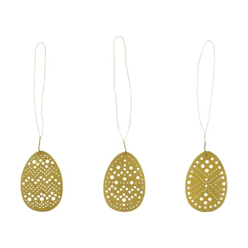 Cut pääsiäiskoriste 3 osaa - Antiikkimessinki - House Doctor