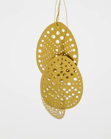 Cut pääsiäiskoriste 3 osaa - Antiikkimessinki - House Doctor