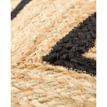 Denta ovimatto - Svart-natural, 60x90 cm - House Doctor