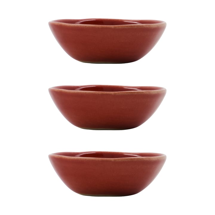 Diva kulho 4 cl 3-pack - Punainen - House Doctor