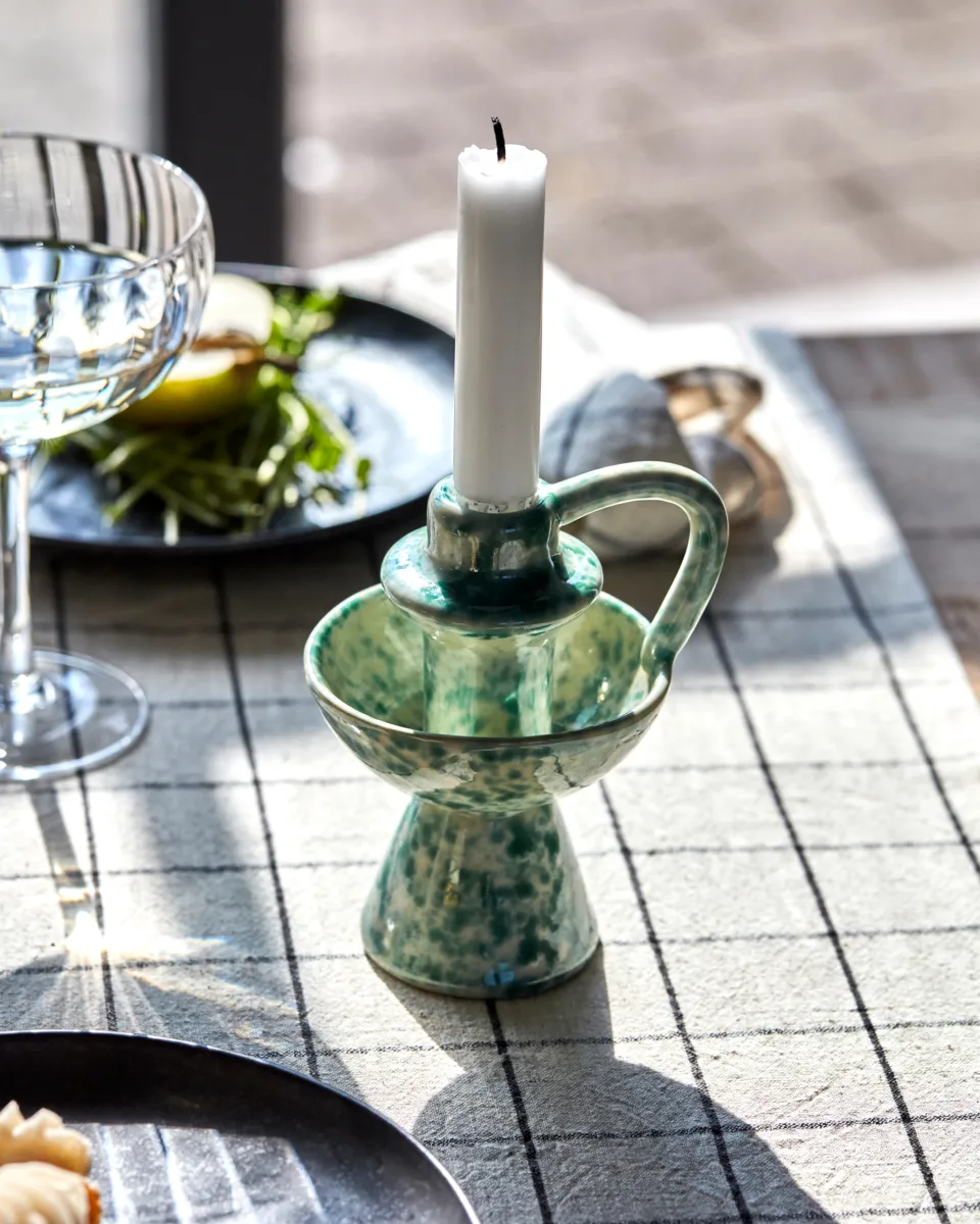 Diva kynttilänjalka 14 cm, Vihreä House Doctor