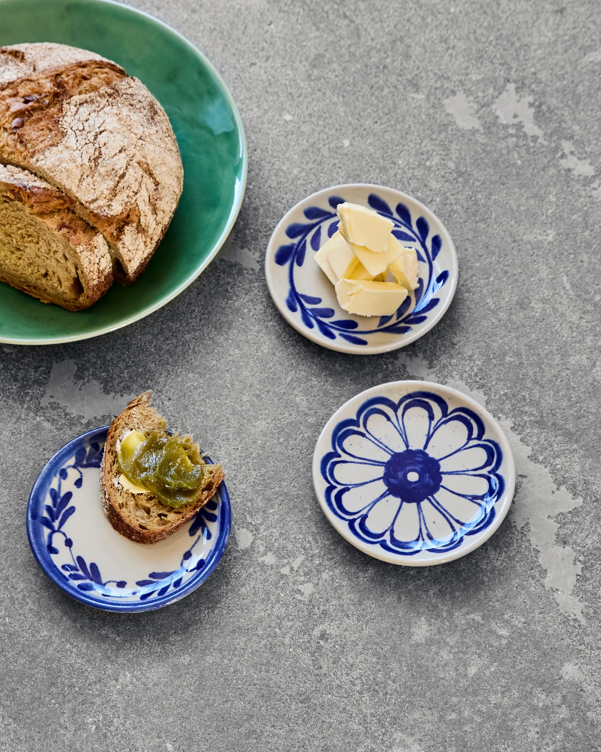 Diva lautanen Ø13 cm 3 osaa, Sininen House Doctor