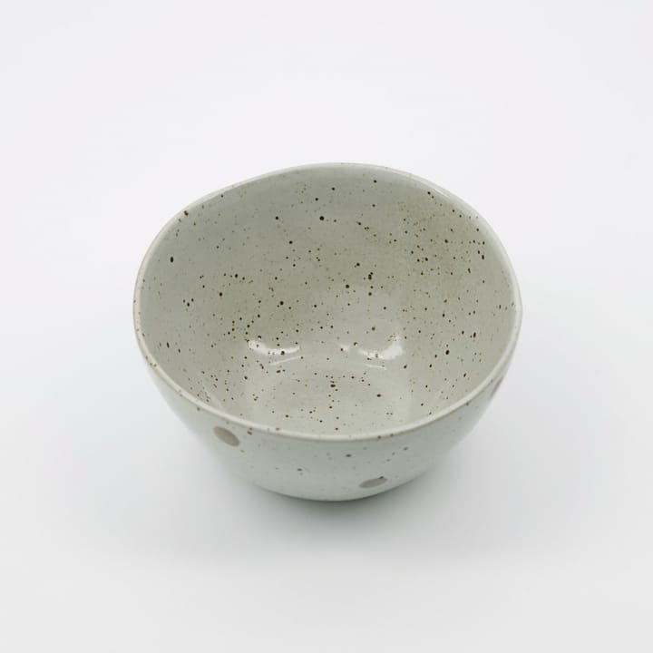 Dots kulho Ø 12 cm, Valkoinen-vihreät pilkut House Doctor