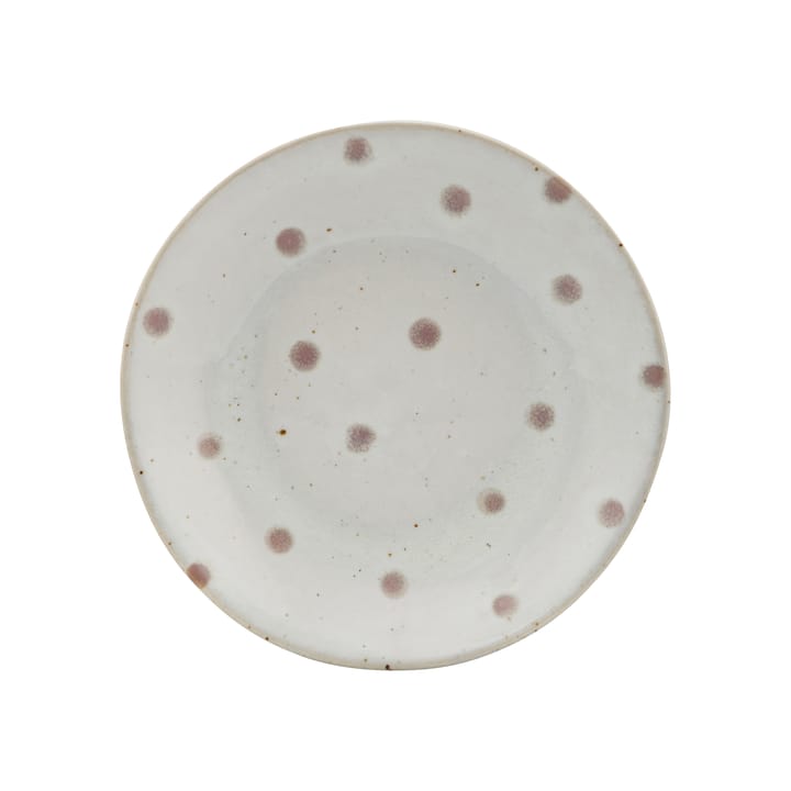 Dots lautanen, Ø 15,7 cm, Valkoinen-vihreä House Doctor