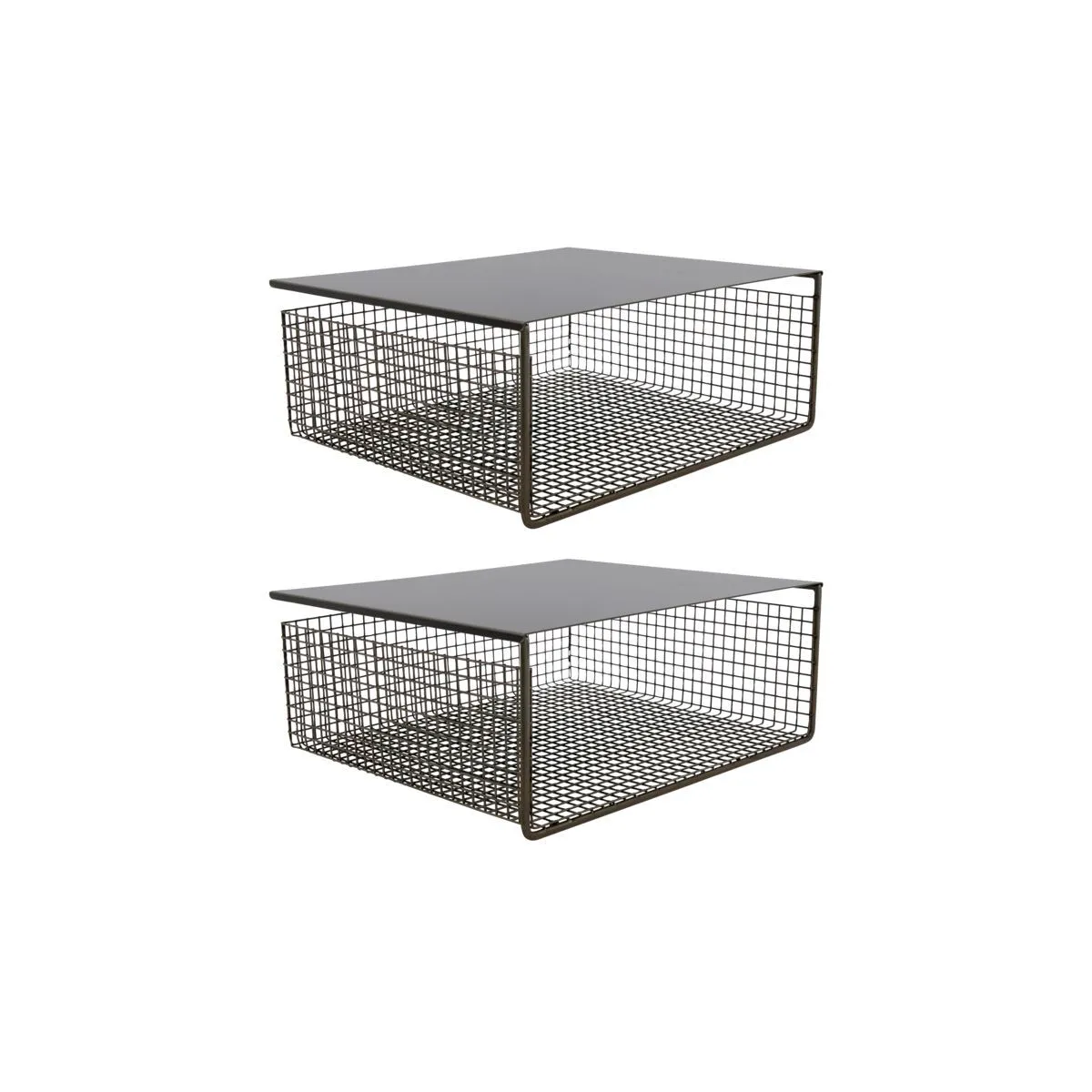 Fari metallikori 30x35 cm 2-pakkaus, Musta House Doctor