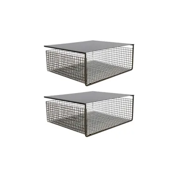 Fari metallikori 30x35 cm 2-pakkaus - Musta - House Doctor