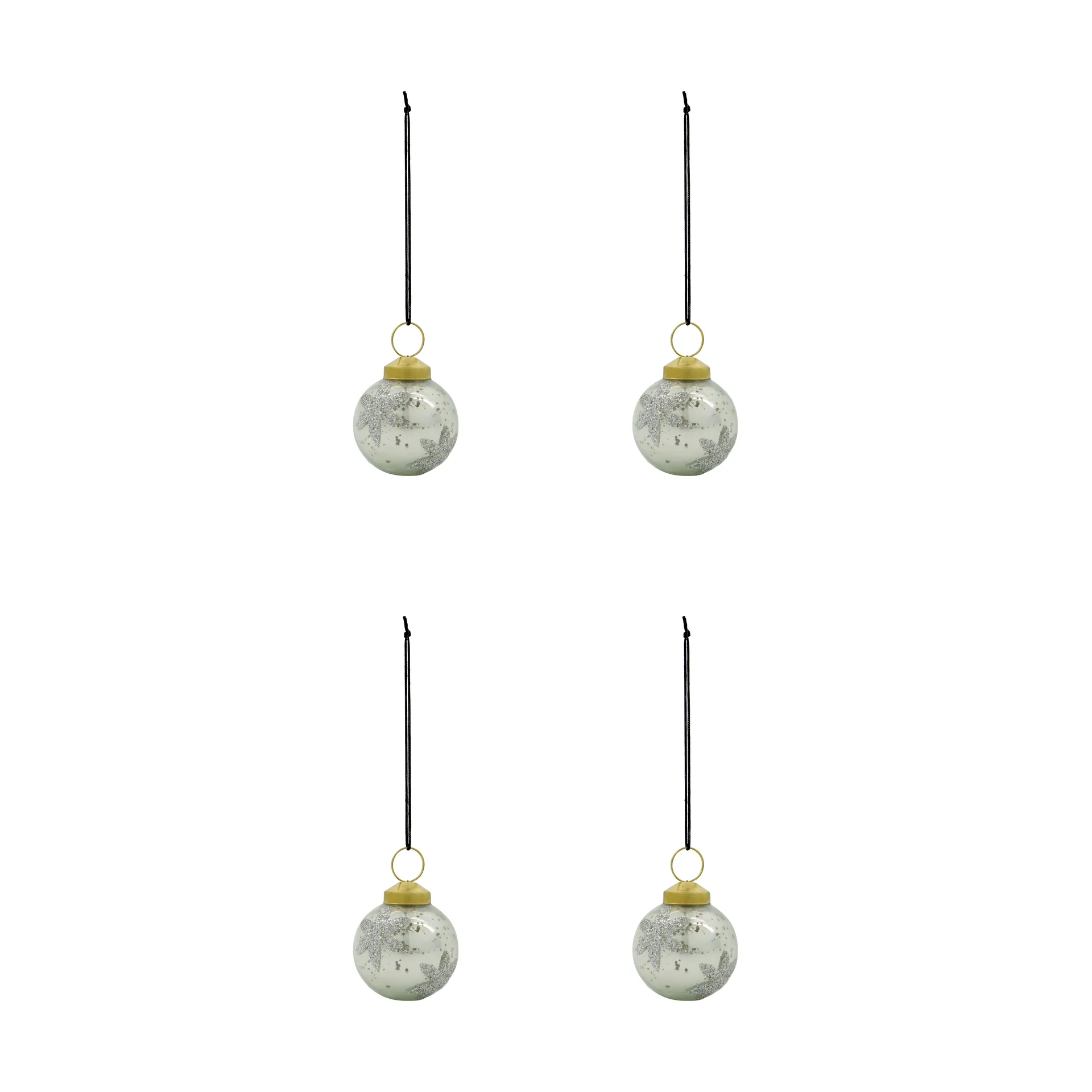 Fiore joulukuusenkoriste 4-pack, Vaaleansininen House Doctor