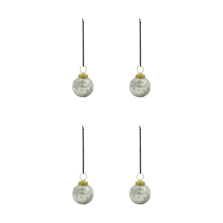 Fiore joulukuusenkoriste 4-pack - Vaaleansininen - House Doctor