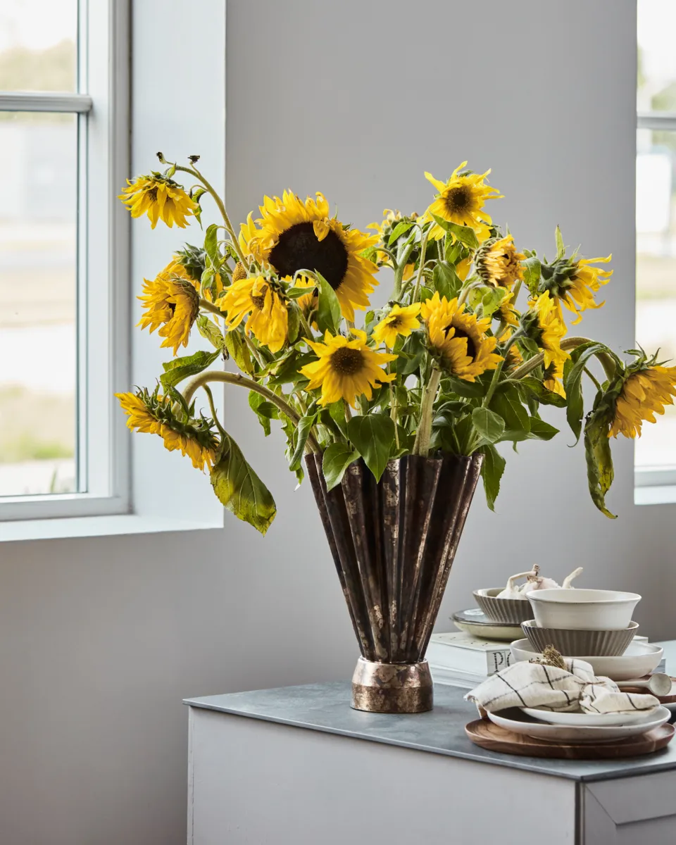 Flood vaasi Ø23 cm, Antiikki ruskea House Doctor