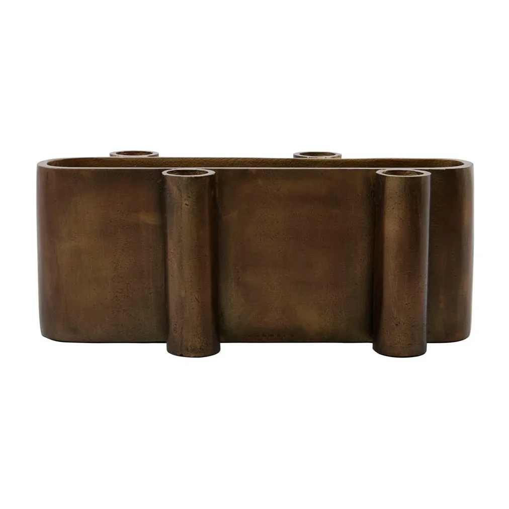 Four adventtikynttelikkö ovaali, Antiikkimessinki House Doctor