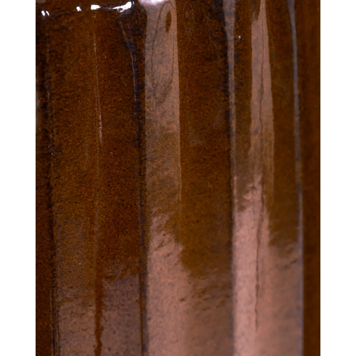 Groove ruukku 2 osaa small, Ruskea House Doctor