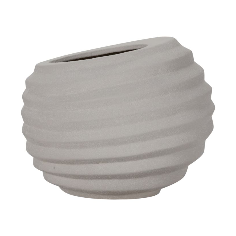 House Doctor Happ ruukku 36 cm Off-white | Skandinaavinen Sisustus | Ruukut | Harmaa