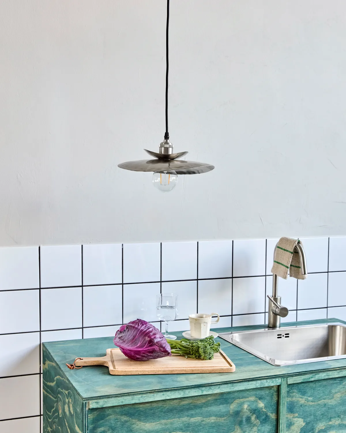 Hatt lampunvarjostin 13x14 cm, Harjattu hopea, 28×30×4,5 cm House Doctor