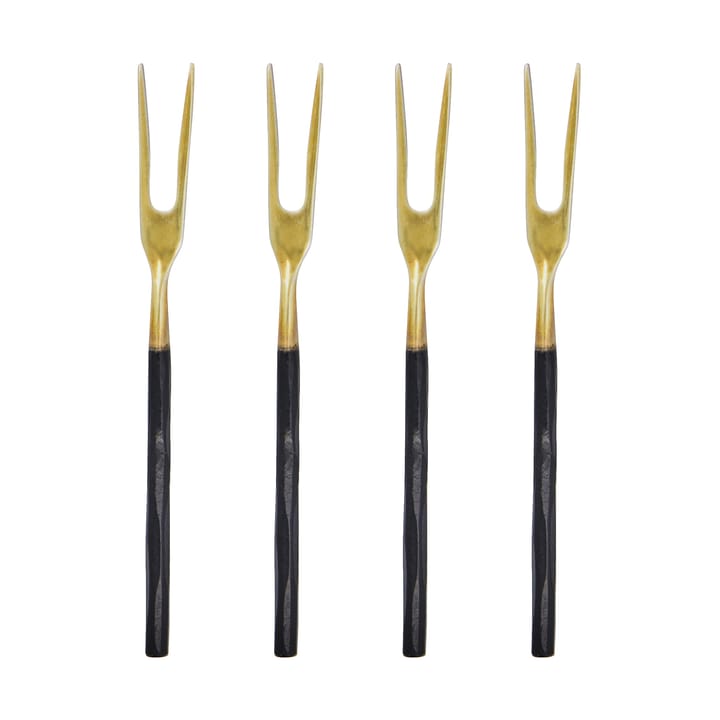 House Doctor haarukka 4-pack - Antiikkimessinki - House Doctor