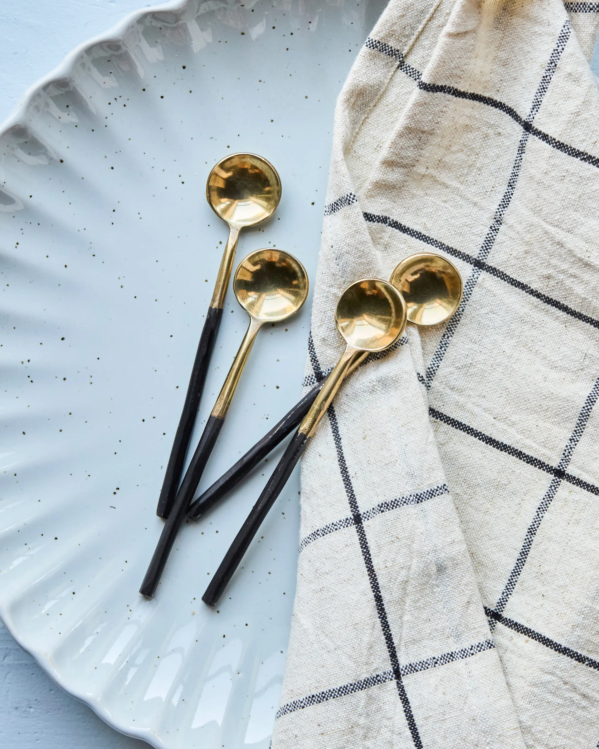 House Doctor lusikka 4-pack, Antiikkimessinki House Doctor