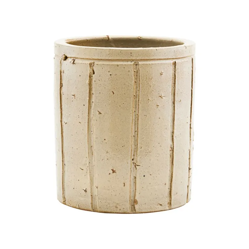 Julian kukkaruukku, medium Ø15 cm, Beige House Doctor