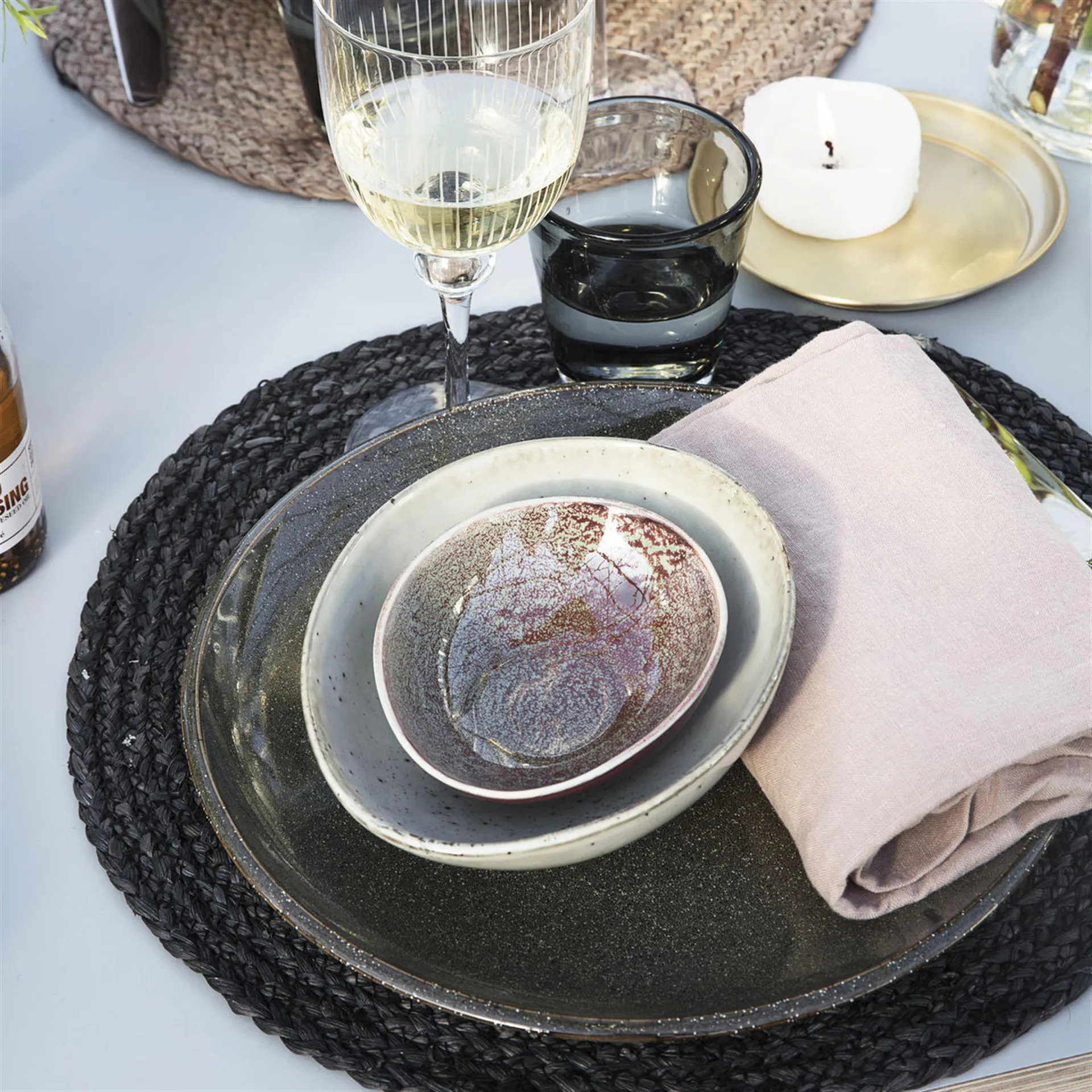 Lake -lautanen vihreä, 27 cm House Doctor