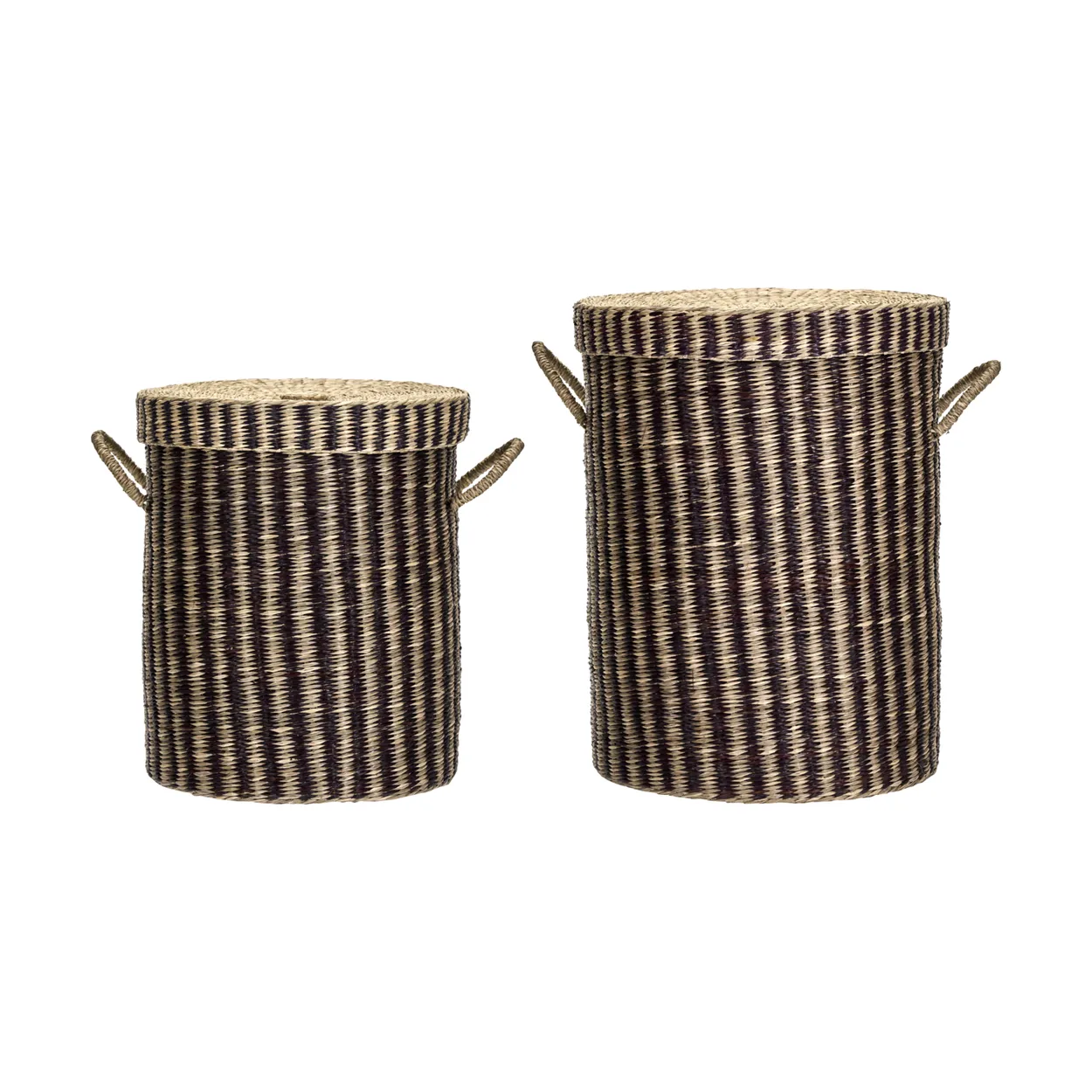 House Doctor Laundry pyykkikori kannella 2 kappaletta Natural-ruskea