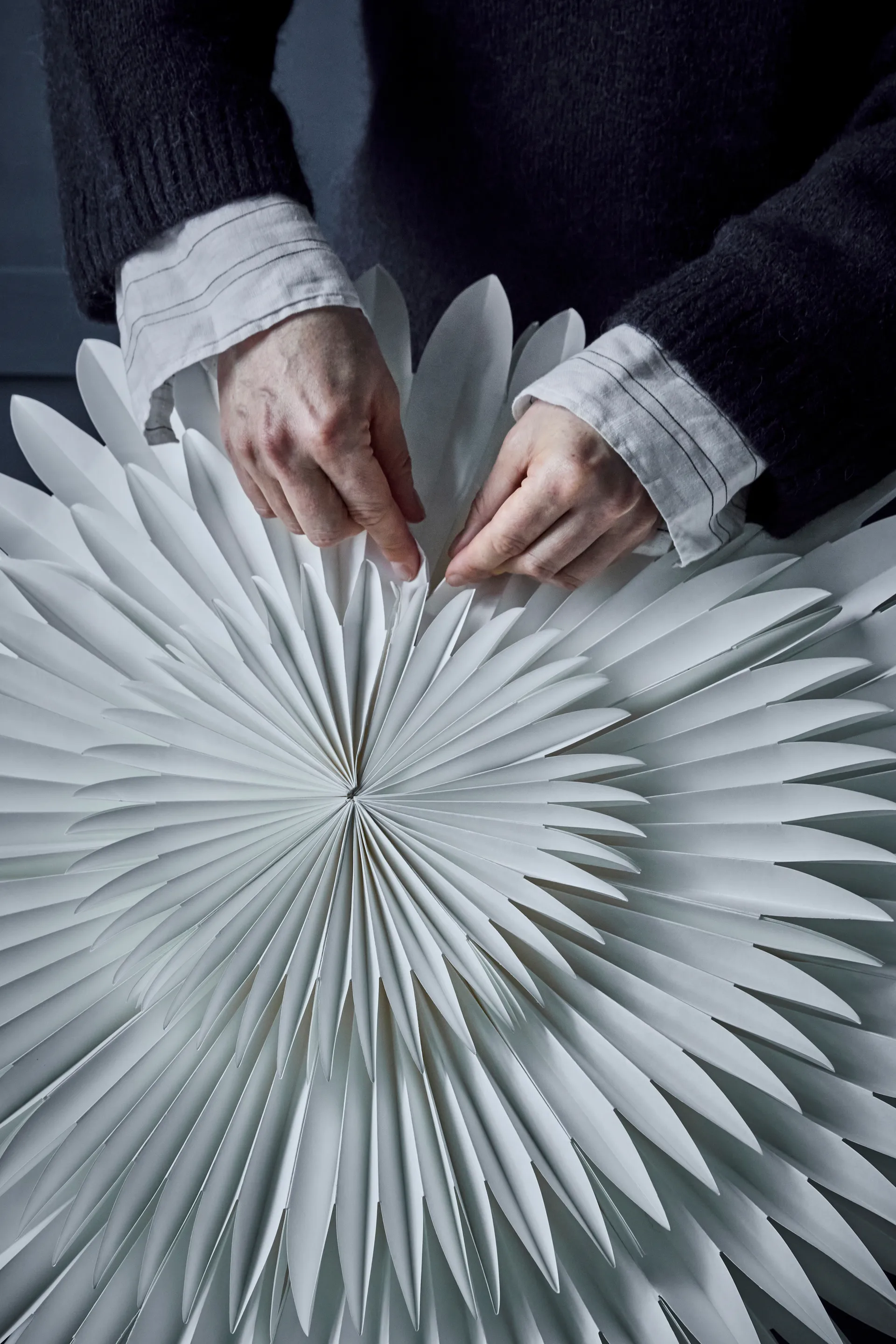 Layer joulutähti Ø60 cm, Valkoinen House Doctor