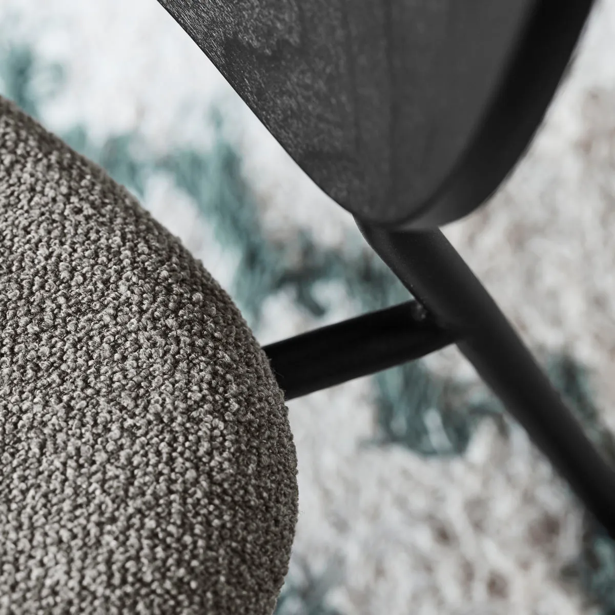 Longa loungetuoli teräsrunko, Ruskea pyökki House Doctor