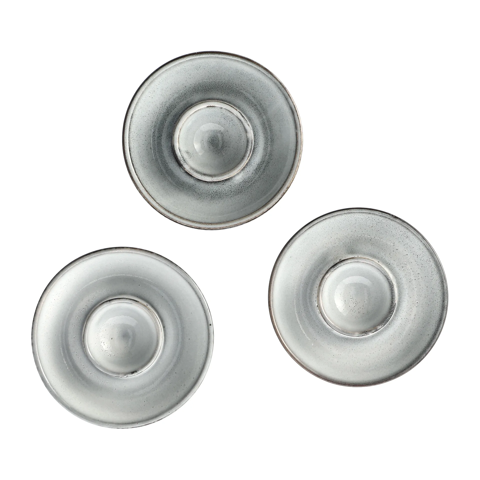 Maalaismainen kananmunakuppi Ø10 cm, Harmaa-sininen House Doctor