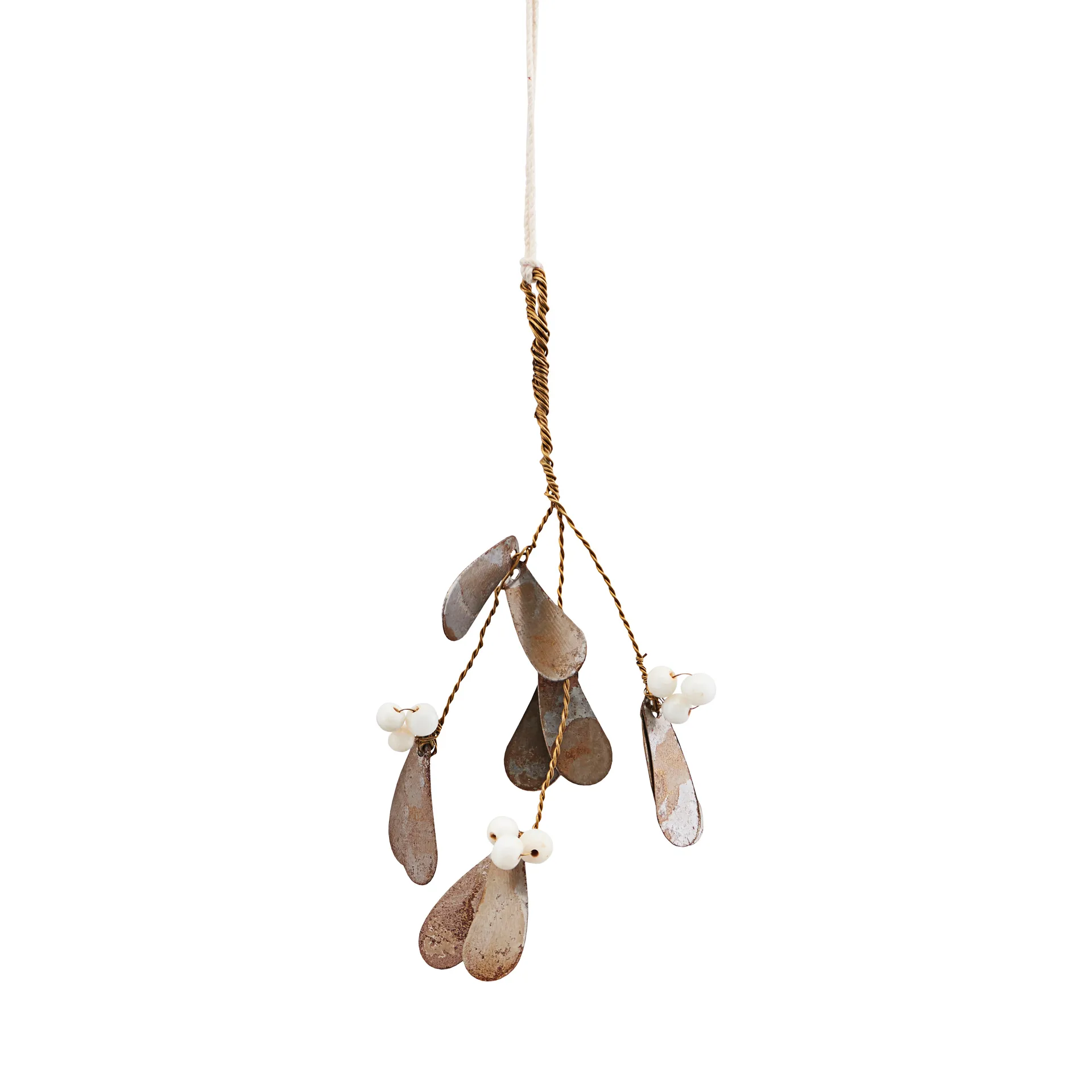 Mistletoe joulukoriste, pieni, Antique metallic House Doctor